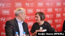 Boris Tadić i Staša Zajović