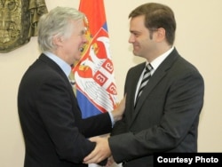 Robert Kuper i Borko Stefanović, oktobar 2011.