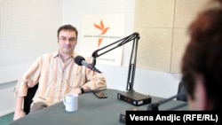Jovo Bakić u studiju RSE