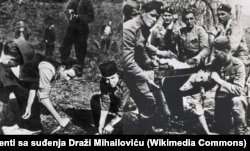 'Komunisti, za razliku od suprotstavljenog antifašističkog pokreta na čijem je čelu bio pukovnik, a kasnije general Draža Mihajlović, od prvog trenutka računaju sa celim jugoslovenskim prostorom i svim narodima. Zbog toga su pobedili na kraju rata.' (Fotografija: četnici i partizani u vrijem II svetskog rata)