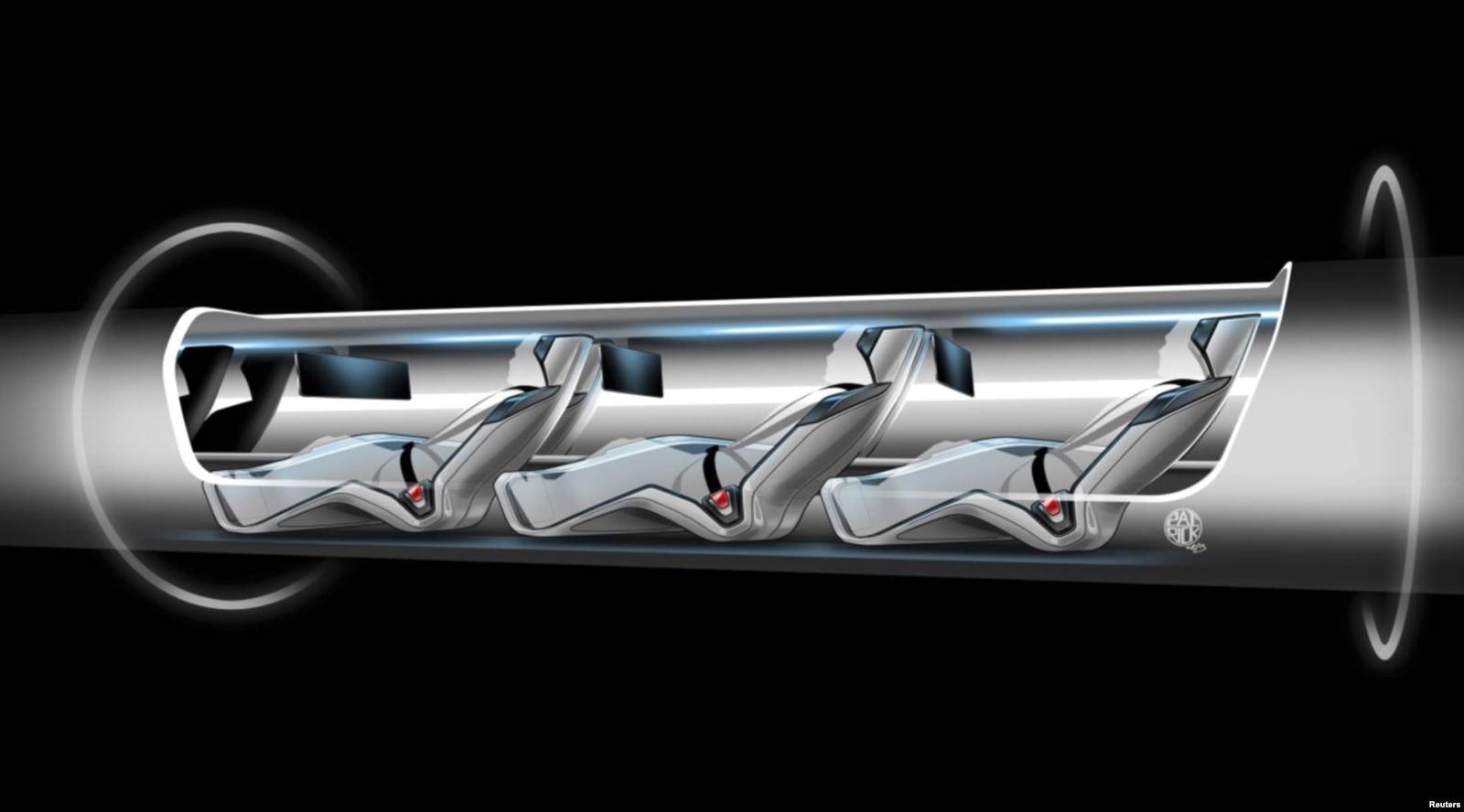 Skica Hyperloopa