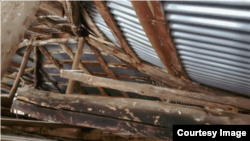 ია ცერცვაძის სახლის სახურავი