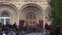 Protesters Storm Abkhazia Leader's Office Protesters Storm Abkhazia Leader's Office