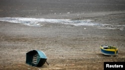 Nasukani čamci na Jablaničkom jezeru, Jablanica, BiH