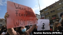 Marš za ravnopravnost žena u Prištini, 8. mart, 2021.