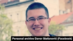 Davor Stefanović, jedan od šestoro novosadskih aktivista koji su u pritvoru.