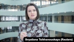 Svetlana Tihanovskaja u Vilnjusu, Litvanija (18. mart)