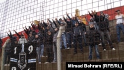 Nogometni klub Široki Brijeg, iz istoimenog grada na jugozapadu BiH, kažnjen je krajem 2019. godine zbog slučaja 'Praljak'. (Foto: navijači NK Široki Brijeg)