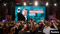 Milanovićeve pristalice u izbornom stožeru