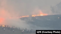 Пожар кај Чучер Сандево, јули 2025 година 