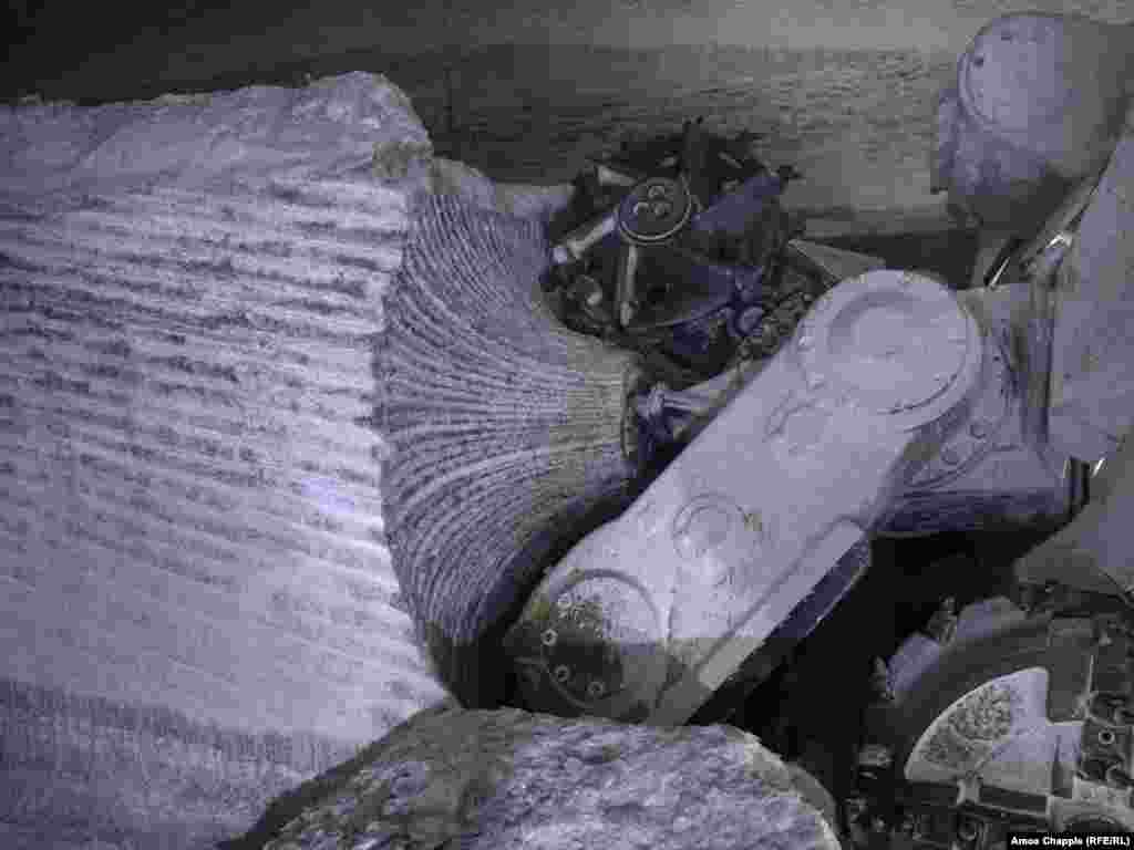 კომბაინი ასე მუშაობს.