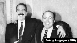 Николай Глушков и Борис Березовский в октябре 1994 года