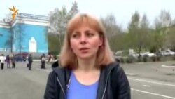 Участница митинга против сокращения педагогов дошкольного образования Участница митинга против сокращения педагогов дошкольного образования