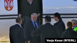 Doček Vladimira Lazarevića na aerodromu u Nišu