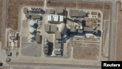 ირანის ქალაქ არაქში მდებარე ობიექტის სატელიტური ფოტო, რომელიც 2025 წლის თებერვალშია გადაღებული