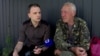 Ukraine - Chernihiv region - Current Time correspondent Boris Sachalko interviews locals - screen grab 2