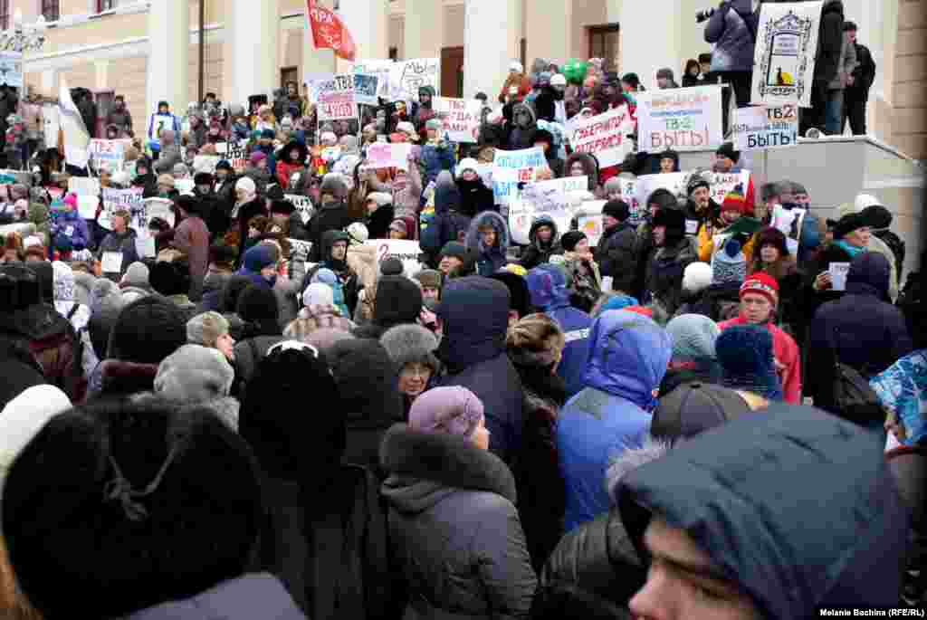 Пикет в Томске в защиту "ТВ-2"