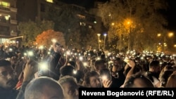 Годишнина од уривањето на настрешницата во Нови Сад и смртта на 16 лица, 1 ноември 2025 година.