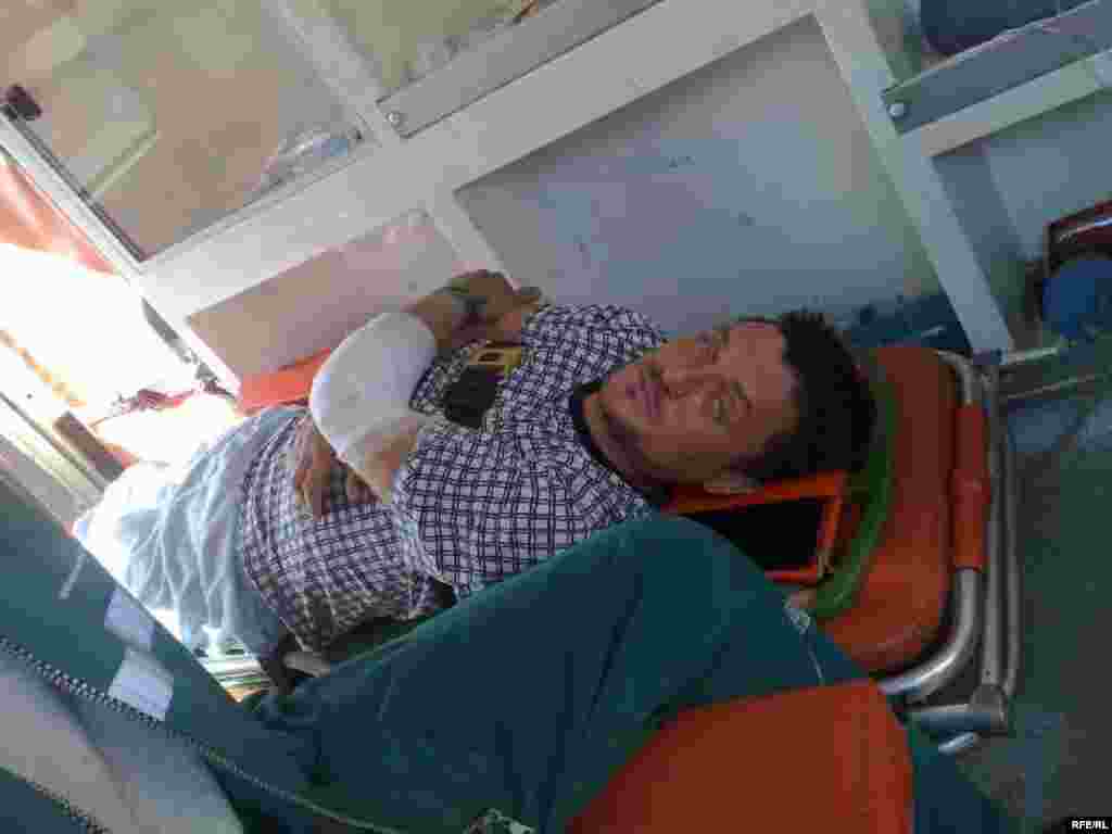 Пленный российский летчик Вячеслав Мальков. 19 августа 2008 года 