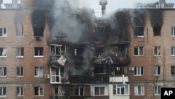 Pogođena stambena zdraga u Harkivu (Ilustracija)