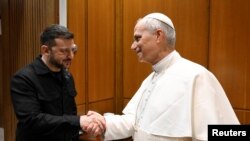 უკრაინის პრეზიდენტი ვოლოდიმირ ზელენსკი რომის პაპს, ლეო XIV-ს, შეხვდა.