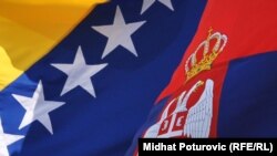 Zastava BiH i Srbije