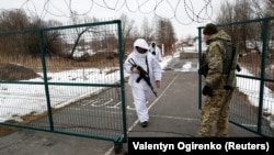 Пограничный пункт Клюсы на границе с Россией, Черниговская область, Украина