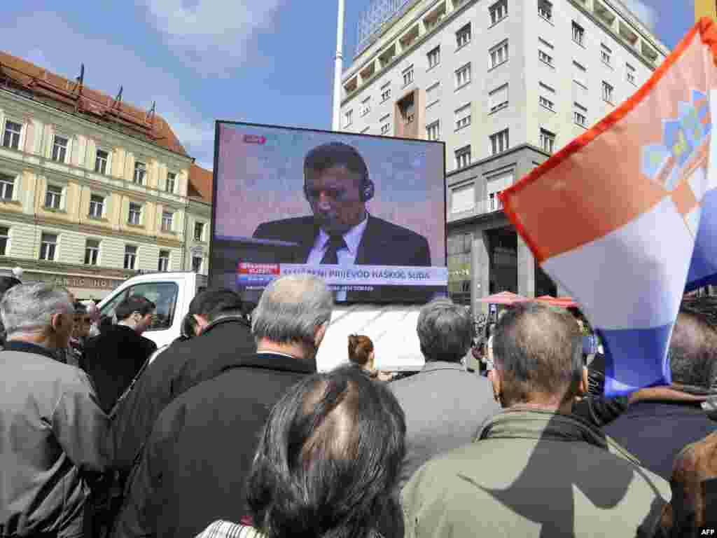 Zagreb, 15.04.2011. Foto: AFP / Hrvoje Polan