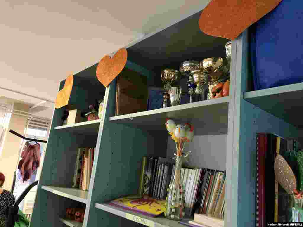 „Imamo razne pehare i diplome sa takmičenja, paraolimpijade, muzička takmičenja, likovna takmičenja, tako da smo izuzetno ponosni na naše korisnike“, kaže Vukelić.