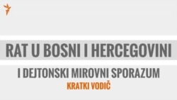 Kratki vodič: Rat u BiH i Dejtonski mirovni sporazum Kratki vodič: Rat u BiH i Dejtonski mirovni sporazum