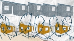 „ბადრაგმა რკინის კარი გააღო და ბაღივით ტერიტორია გამოჩნდა. ოთხი ხის კოტეჯი და ოთხი ბეტონის შენობა იდგა. ანტონმა მითხრა, რომ ხის კოტეჯი ჯობდა სხვებს“