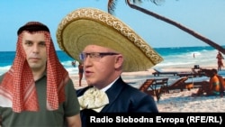 Вицепремиерот Љупчо Николовски и владиниот советник Драги Рашковски, фотомонтажа