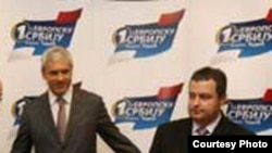 Boris Tadić (levo) lider DS i Ivica Dačić (desno) lider SPS