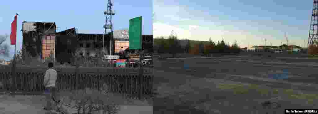 Была подожжена и гостиница "Аруана". В отличие от мэрии ее решили не восстанавливать.