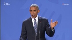 Обама закликав Трампа протистояти Росії (відео) Обама закликав Трампа протистояти Росії (відео)