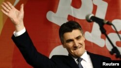 Лідер хорватських соціал-демократів Зоран Міланович, Заґреб, 4 грудня 2011 року