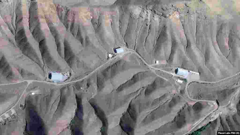 Satelitski snimci koje je objavio Planet Labs prikazuju zgrade na lokaciji u Tabrizu, na sjeverozapadu Irana, za koju se vjeruje da je dom raketa. Fotografija lijevo je snimljena 3. juna, a druga fotografija 16. juna.