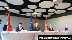 Dritan Abazović, Zdravko Krivokapić i Aleksa Bečić