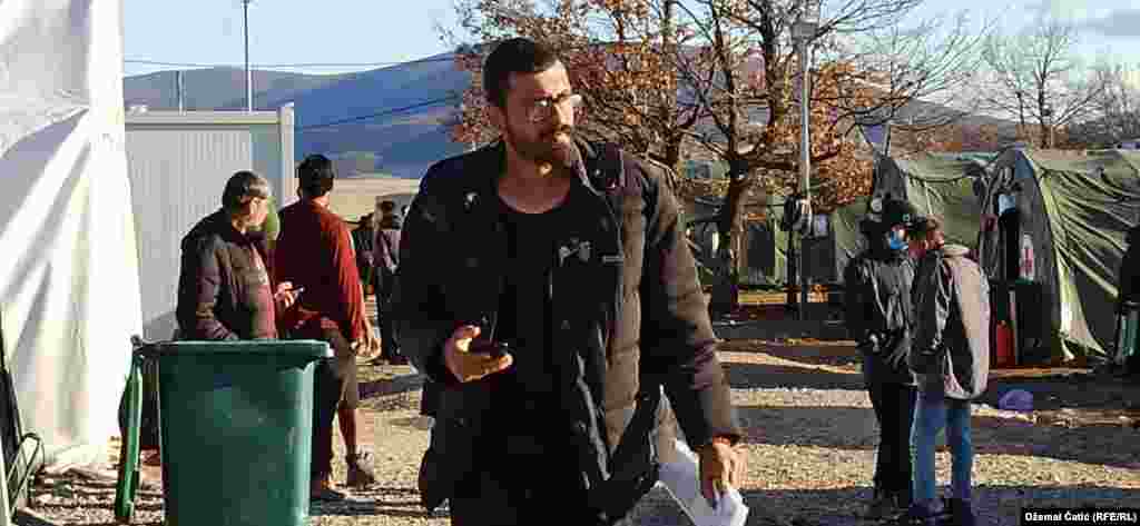 Kamp "Lipa" 18 februara 2021.