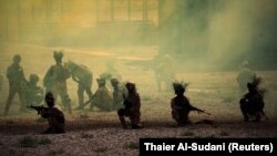 Спільні навчання іраксьских та коаліційних військових на базі Таджи, 2017 рік