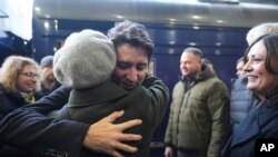 Justin Trudeau u Kijevu, 24. februara 2025.