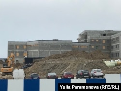 Стройплощадка, апрель 2021