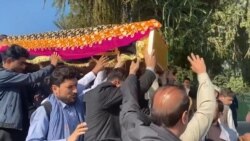 Mourners Attend Funeral Of Female Journalist Shot Dead In Eastern Afghanistan Mourners Attend Funeral Of Female Journalist Shot Dead In Eastern Afghanistan