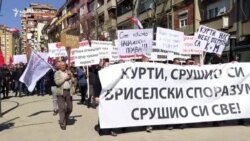 Protest zbog neodržavanja srpskih izbora na Kosovu Protest zbog neodržavanja srpskih izbora na Kosovu