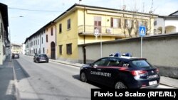 Prazne ulice na sjeveru Italije gdje je vlada uvela ograničenja u okupljanjima zbog straha od širenja korona virusa, 23. februara 2020.