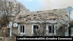 Последствия обстрела Херсона, 24 октября 2025 года