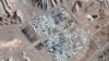 Satelitski snimak prikazuje Centar za nuklearna istraživanja Isfahan, kao i obližnje tunele, u Isfahanu, Iran, 24. juna 2025.