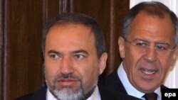 Зустріч російського міністра закордонних справ Сергія Лаврова з його ізраїльським колегою Авігдором Ліберманом, Москва 2 червня 2009