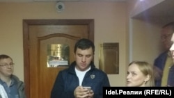 Николай Бондаренко у зала судебного заседания 1 октября 2018 года