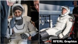 უილმორი და უილიამსი არიან NASA-ს გამოცდილი ასტრონავტები, რომლებიც ასევე აშშ-ის საზღვაო ძალებში მსახურობდნენ.